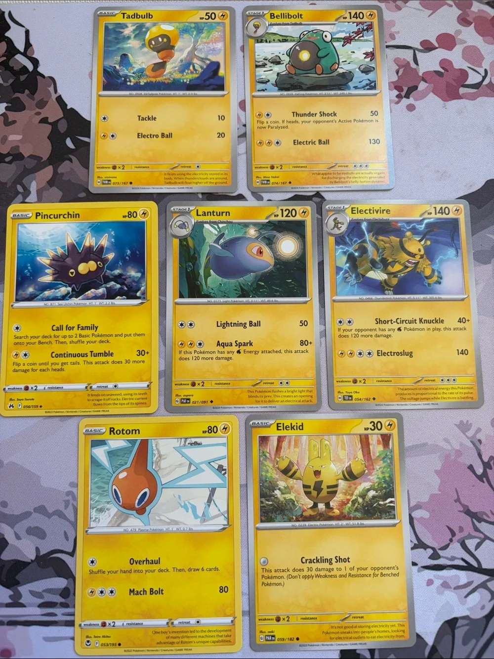 ⚡ Electric Pokémon Card Lot | Bellibolt Electivire Rotom Elekid ✨5/$25✨